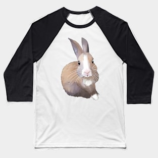 Brown Baby Rabbit _ Bunniesmee Baseball T-Shirt